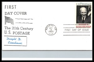 #1383 Dwight D. Eisenhower – Unknown Cachet