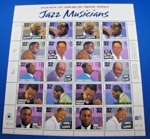 UNITED STATES - 1995  - SCOTT #2982  -  JAZZ MUSICIANS  -  MNH   (jpu46)