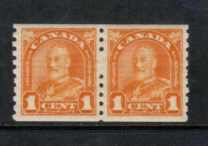 Canada #178 Extra Fine Never Hinged Coil Pair