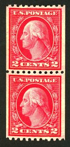 U.S. #488 MINT PAIR OG NH