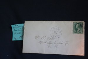 US 158 or 184 on cover S. New Berlin NY to Hamilton NY (#2929)
