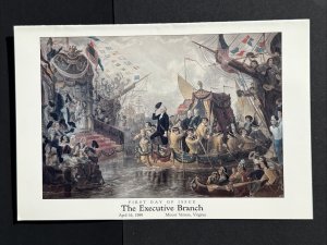 1989 Executive Branch Stamp First Day of Issue Ceremony Program Sc# 2414