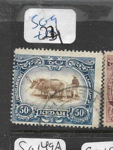 MALAYA  KEDAH (PP2704B) COW 50C  SG 9  VFU