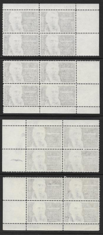 UNITED STATES SC# 1270 PL#28151 MATCH SET B/4  FVF/OG 1965