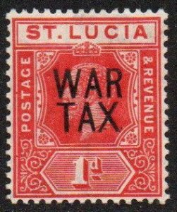 St. Lucia Sc #MR1 Mint Hinged