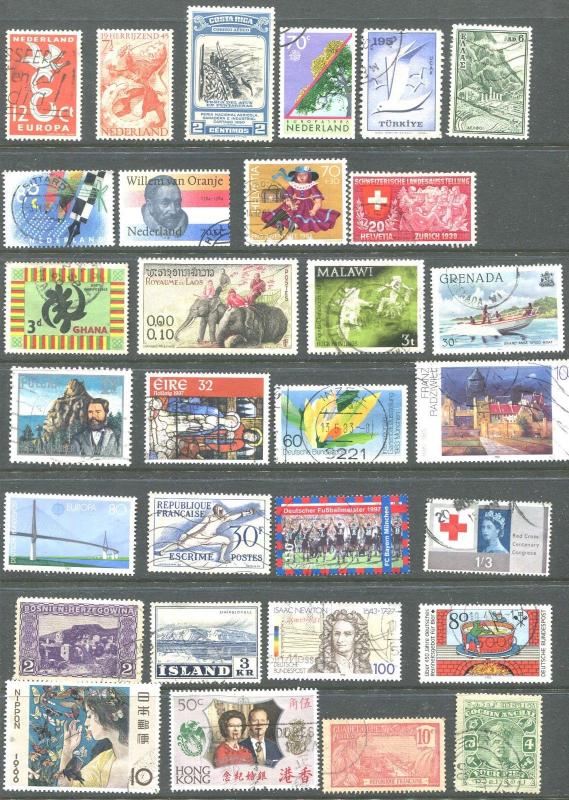 Selection Mostly Larger Mint~Used World Wide Stamps ALL Pictured