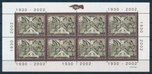 [109797] Switzerland 2002 Postal stamp printers Miniature sheet MNH
