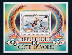 [43841] Ivory coast 1983 Olympic games Los Angeles Waterpolo MNH 