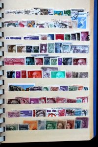 Wordwide Old Stamp Collection Lot of 1050 MNH MH & Used Vintage Stock Book Album