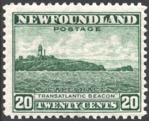 Newfoundland SC#264 20¢ Cape Race (1944) MNH