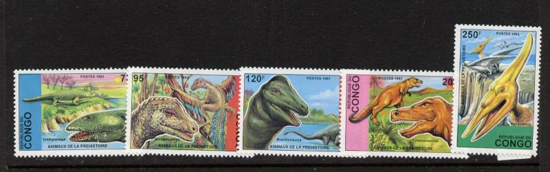 Congo PR 1043-7 MNH - Dinosaurs