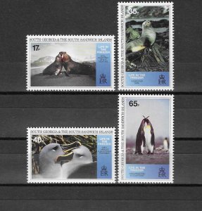 SOUTH GEORGIA 1994 SG 247/50 MNH