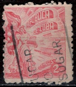 Cuba; 1948: Sc. # 421; O/Used Single Stamp