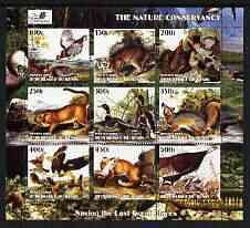 BENIN - 2003 - Nature Conservation - Perf 9v Sheet - MNH - Private Issue