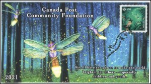 CA21-047, 2021,Canada Post Community Foundation, First Day of Issue, Pictorial 