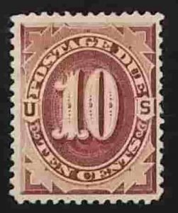 United States J19 VF MH OG ** See Certificate **