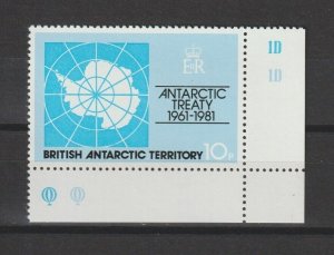 BRITISH ANTARCTIC TERRITORY 1981 SG 99w MNH Cat £400