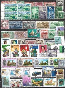 COLLECTION LOT 21745 OCEANIA 60  AC STAMPS