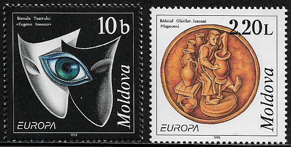 Moldova #275-6 MNH Set - Europa - Holidays and Festivals