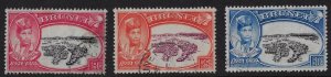 Brunei 1948 Sultan Jubilee set used, SG93-5/Sc76-8. F-VF. CV£6.50        (a2279