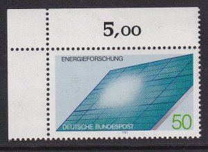 Germany  #1354  MNH  1981  energy conservation research