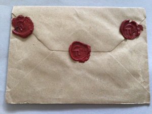 Germany wax Seals registered to Olsberg postal cover 66268