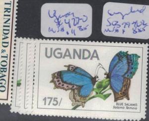 Uganda Butterfly SC 427-30 MNH (2dpr)