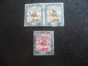 Stamps - Sudan - Scott# 33-34 - Used Part Set of 3 Stamps