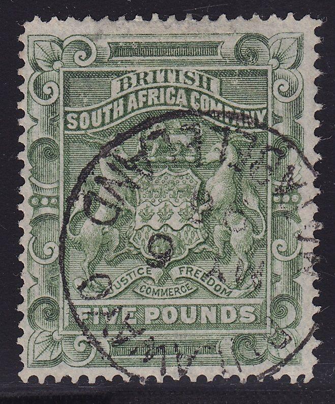 Rhodesia Scott # 18 VF CDS cancel nice color cv $ 500 ! see pic !