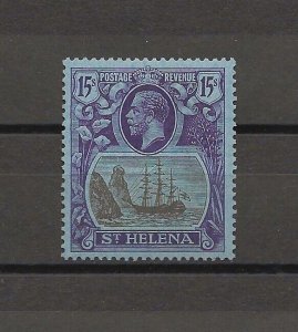 ST HELENA 1922/37 SG 113 MLH Cat £1100