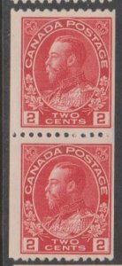 Canada Scott #132 Stamp - Mint Pair