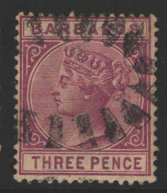 Barbados Sc#63a Used