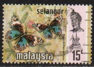 Malaya - Selangor Sc #133 Used