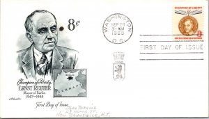 FDC 1959 SC #1137 Artmaster Cachet - Washington DC - Single - J4256