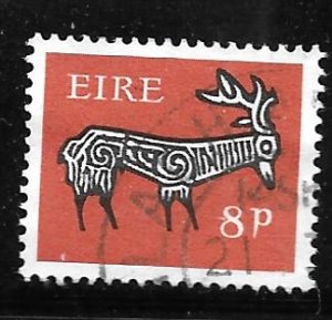 Ireland 258: 8d Stylized Stag, 8th Century, used, VF