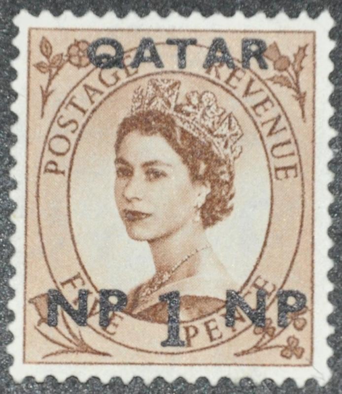 DYNAMITE Stamps: Qatar Scott #1 - UNUSED