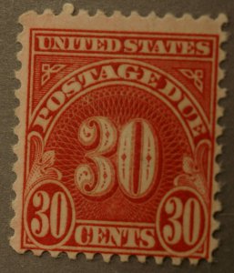United States #J85 30 Cent Postage Due MNH