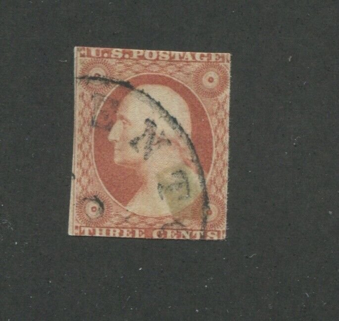 United States Postage Stamp #10 Used F/VF Postal Cancel