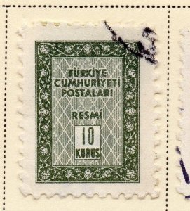 Turkey 1960 Early Issue Fine Used 10k. 086039