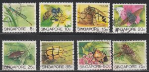 *KAPPYSSTAMPS KS2538 SINGAPORE SCOTT # 453a-60a USED RETAIL $285