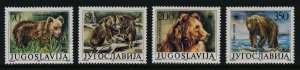 Yugoslavia 1880-3 MNH WWF, Brown Bear