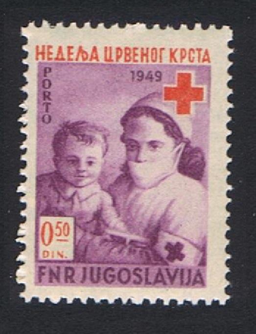 Yugoslavia Red Cross Obligatory Tax Due SG#D617 SC#RAJ3