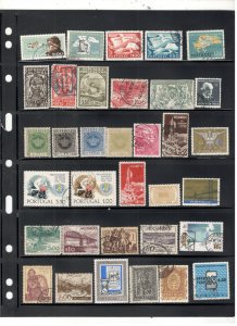 PORTUGAL COLLECTION ON STOCK SHEET MINT/USED