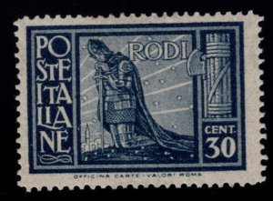 ITALY Offices in Rhodes Scott 59 MH* 1932 perf 14 inscribed stamp