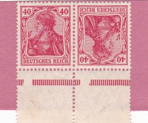 Germany, 124A, MNH, tete beche