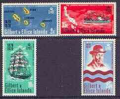 GILBERT & ELLICE IS. - 1970 - Landing of London Mission - Perf 4v Set - MNH