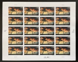 Scott C143 HAGATNA BAY, GUAM Pane of 20 US 90¢ Air Mail Stamps MNH 2007