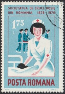 Romania #2618 1976 1.75L Red Cross Centenary UNUSED-VF-OG-NH.