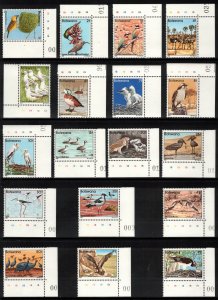 BOTSWANA 1982 Birds; Scott 303-20; MNH