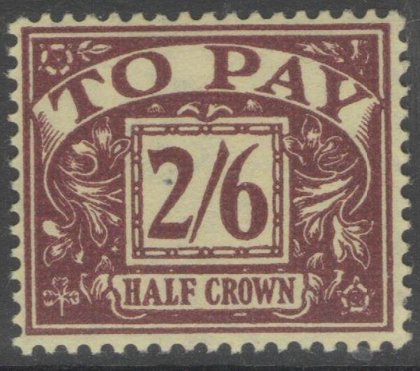 GB SGD34 1938 2/6 PURPLE/YELLOW MTD MINT